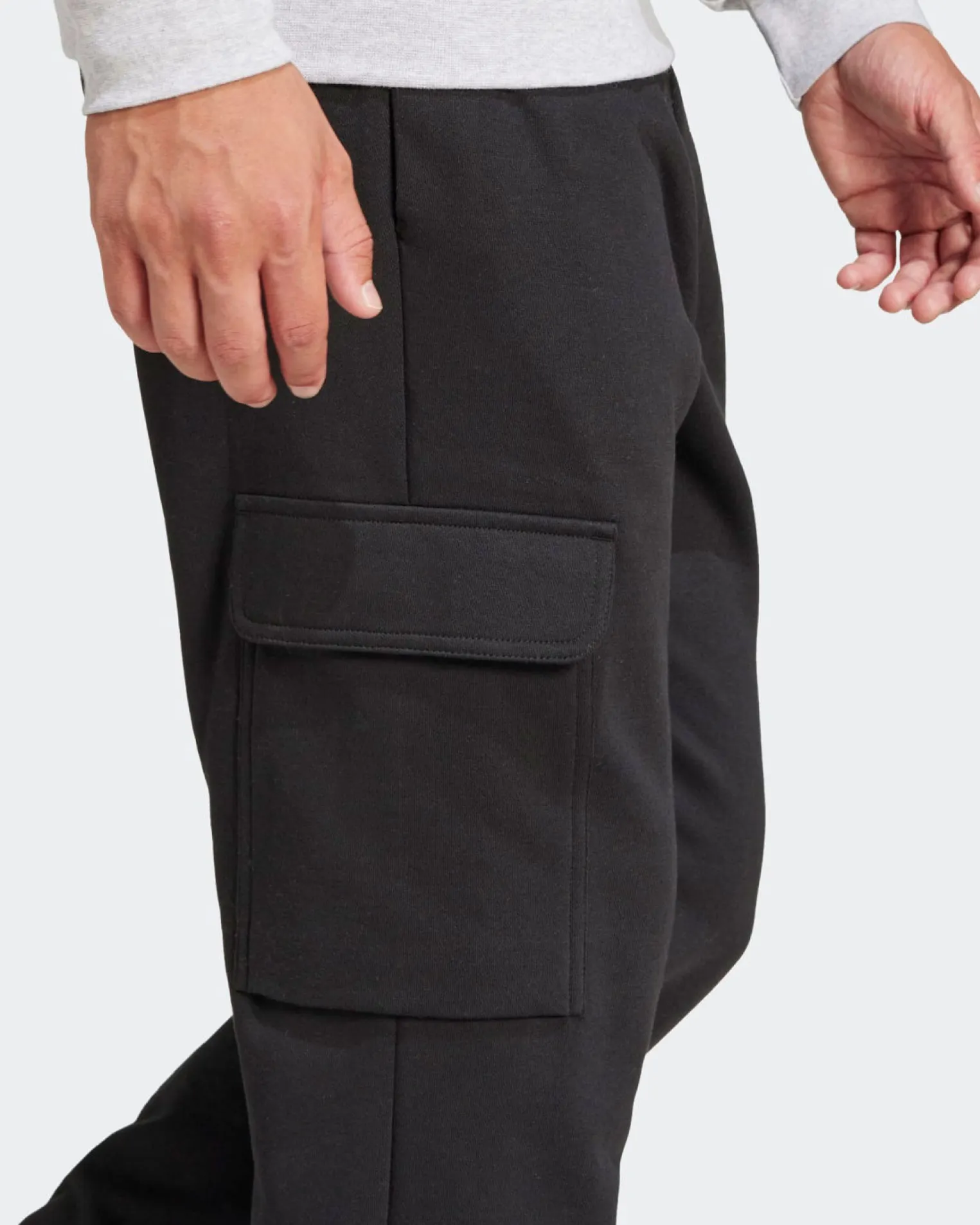 ADIDAS - PANTALONI TUTA DA UOMO NERI FEELCOZY- JD1863