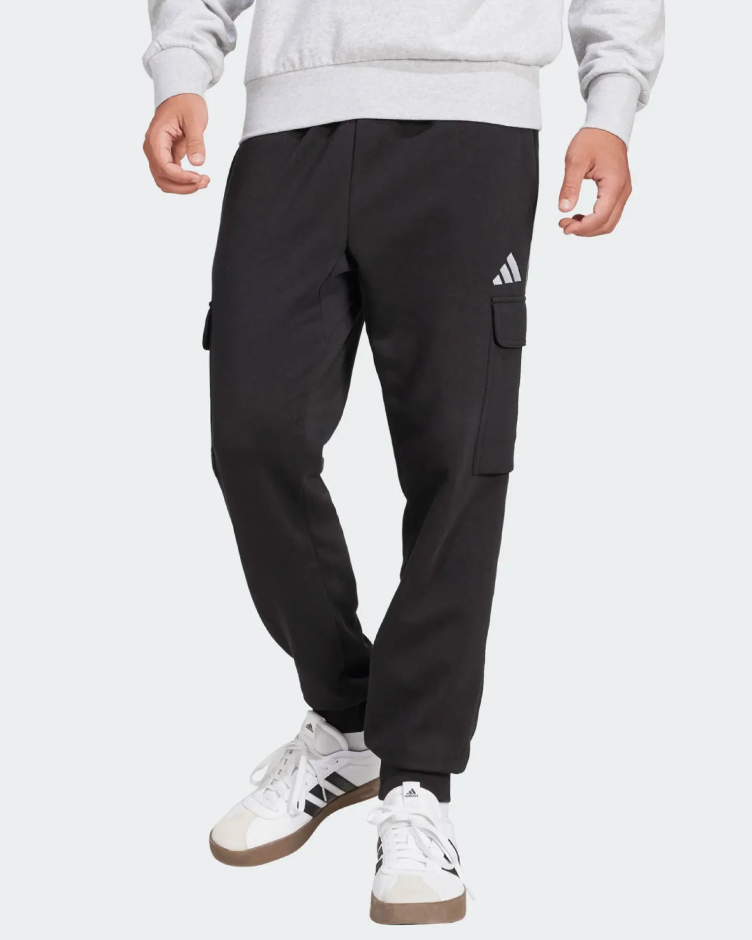 ADIDAS - PANTALONI TUTA DA UOMO NERI FEELCOZY- JD1863