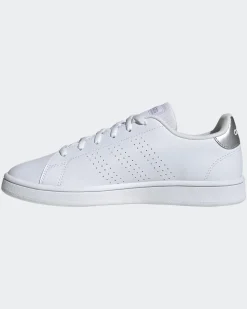 ADIDAS - SCARPA ADVANTAGE BASE DA DONNA BIANCA E ARGENTO - IF8550
