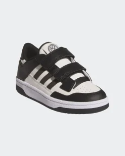 ADIDAS - SCARPA BAMBINI RAPID COURT NERA-BIANCA  JP7654