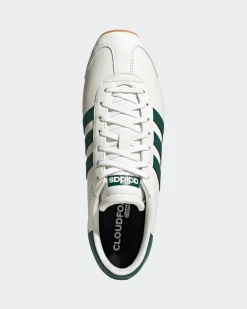 ADIDAS - SCARPA BIANCA RUNVISTA DA UOMO CON STRISCE VERDI - HQ2319