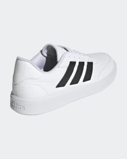 ADIDAS - SCARPA COURTBLOCK BIANCA CON BANDE NERE DA UOMO - IF4033