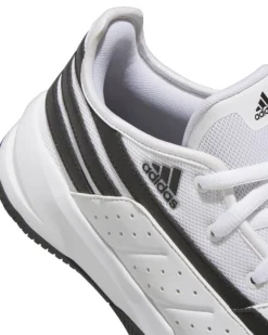 ADIDAS - Scarpa da basket uomo bianca e nera - FRONT COURT ID8589