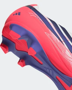 ADIDAS - SCARPA DA CALCIO F50 HYPERFAST CLUB FG BIANCA, ROSA FLUO E VIOLA DA UOMO, KJ0990