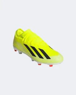 ADIDAS - Scarpa da calcio uomo gialla fluo - X CRAZYFAST LEAGUE FG