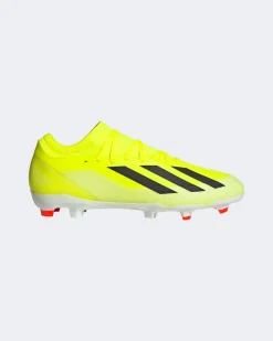 ADIDAS - Scarpa da calcio uomo gialla fluo - X CRAZYFAST LEAGUE FG