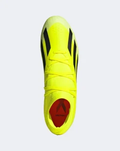 ADIDAS - Scarpa da calcio uomo gialla fluo - X CRAZYFAST LEAGUE FG