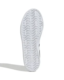 ADIDAS - Scarpa da uomo blu e bianca in VERA PELLE scamosciata - VL COURT 3.0 ID6275