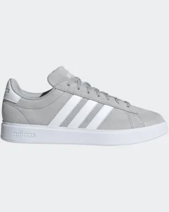 ADIDAS - SCARPA GRAND COURT 2.0 DA UOMO grigia con bande bianche - ID2970