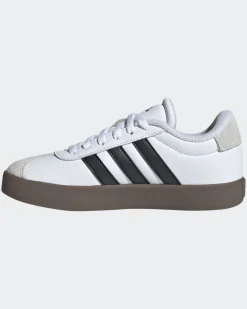ADIDAS - SCARPA VL COURT 3.0 BIANCA CON BANDE NERE numerata 36/39 -  ID9062