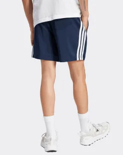 ADIDAS - SHORT BLU DA UOMO ESSENTIALS 3 STRISCE CHELSEA - JW1914