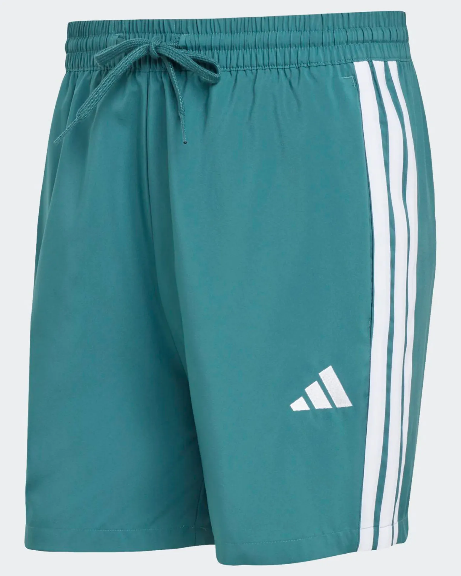 ADIDAS - SHORT BLU PETROLIO DA UOMO ESSENTIALS 3 STRISCE CHELSEA - KT0550