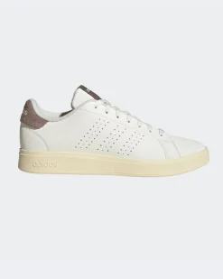 ADIDAS - SNEAKERS ADVANTAGE BASE 2.0 BIANCA CON DETTAGLI MARRONIDA UOMO,  KJ2151