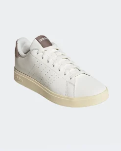 ADIDAS - SNEAKERS ADVANTAGE BASE 2.0 BIANCA CON DETTAGLI MARRONIDA UOMO,  KJ2151