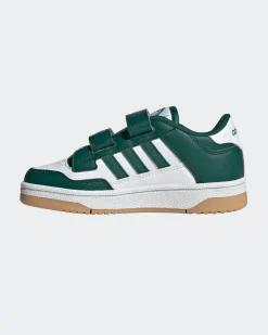 ADIDAS - SNEAKERS JUNIOR BIANCA E VERDE RAPID COURT CF PS DAL 28 AL 35 -  JR1022