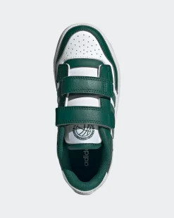 ADIDAS - SNEAKERS JUNIOR BIANCA E VERDE RAPID COURT CF PS DAL 28 AL 35 -  JR1022