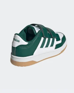 ADIDAS - SNEAKERS JUNIOR BIANCA E VERDE RAPID COURT CF PS DAL 28 AL 35 -  JR1022