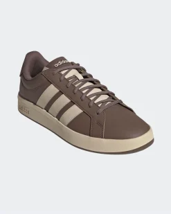 ADIDAS - SNEAKERS  UOMO MARRONE E BEIGE GRAND COURT BASE 3.0 - HQ0073