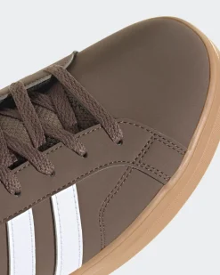 ADIDAS -SNEAKERS VS PACE 2.0 MARRONI CON 3 BANDE BIANCHE DA UOMO, KI6514