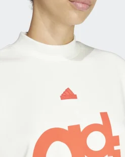 ADIDAS - SWEAT BLUV CREW BIANCA DA DONNA - IS4284