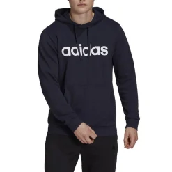 ADIDAS - SWEAT C/CAPP.LIN FT HD NAVY-WHITE - GK9066