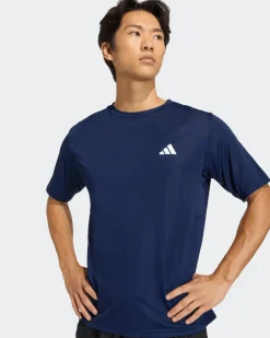 ADIDAS - TSHIRT BLU PER ALLENAMENTO DA UOMO - KD5457