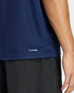 ADIDAS - TSHIRT BLU PER ALLENAMENTO DA UOMO - KD5457