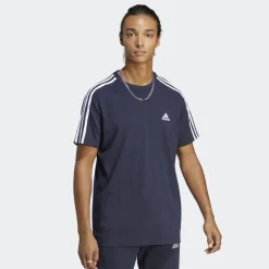 ADIDAS - T-SHIRT ESSENTIALS SINGLE JERSEY 3-STRIPES - IC9335