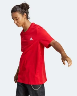 ADIDAS-T-SHIRT ESSENTIALS SINGLE JERSEY EMBROIDERED SMALL LOGO-IC9290
