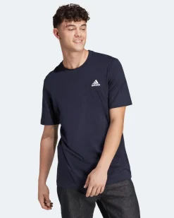 ADIDAS-T-SHIRT ESSENTIALS SINGLE JERSEY EMBROIDERED SMALL LOGO-HY3404