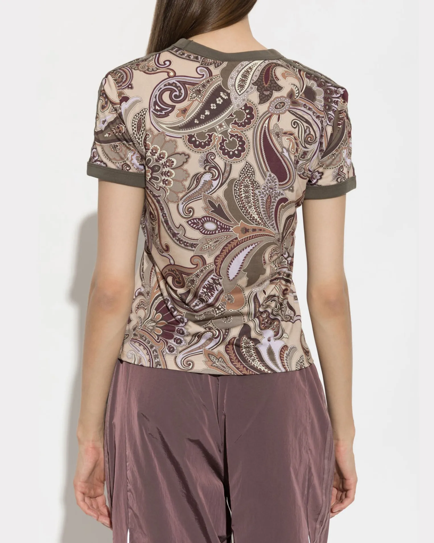 ADIDAS -T-SHIRT MEZZA MANICA 3S TEE SLIM MULTICOLOR DA DONNA, KR667