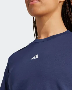 ADIDAS -  T-SHIRT MEZZA SL SJ T  BLU  DA DONNA, JC5947
