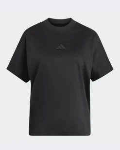 ADIDAS -  T-SHIRT MEZZA SOFT LUX LOOSE NERA   DA DONNA, KS7934