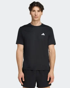 ADIDAS - TSHIRT NERA PER ALLENAMENTO DA UOMO -  KA3569