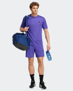 ADIDAS - TSHIRT VIOLA PER ALLENAMENTO DA UOMO - KS3825