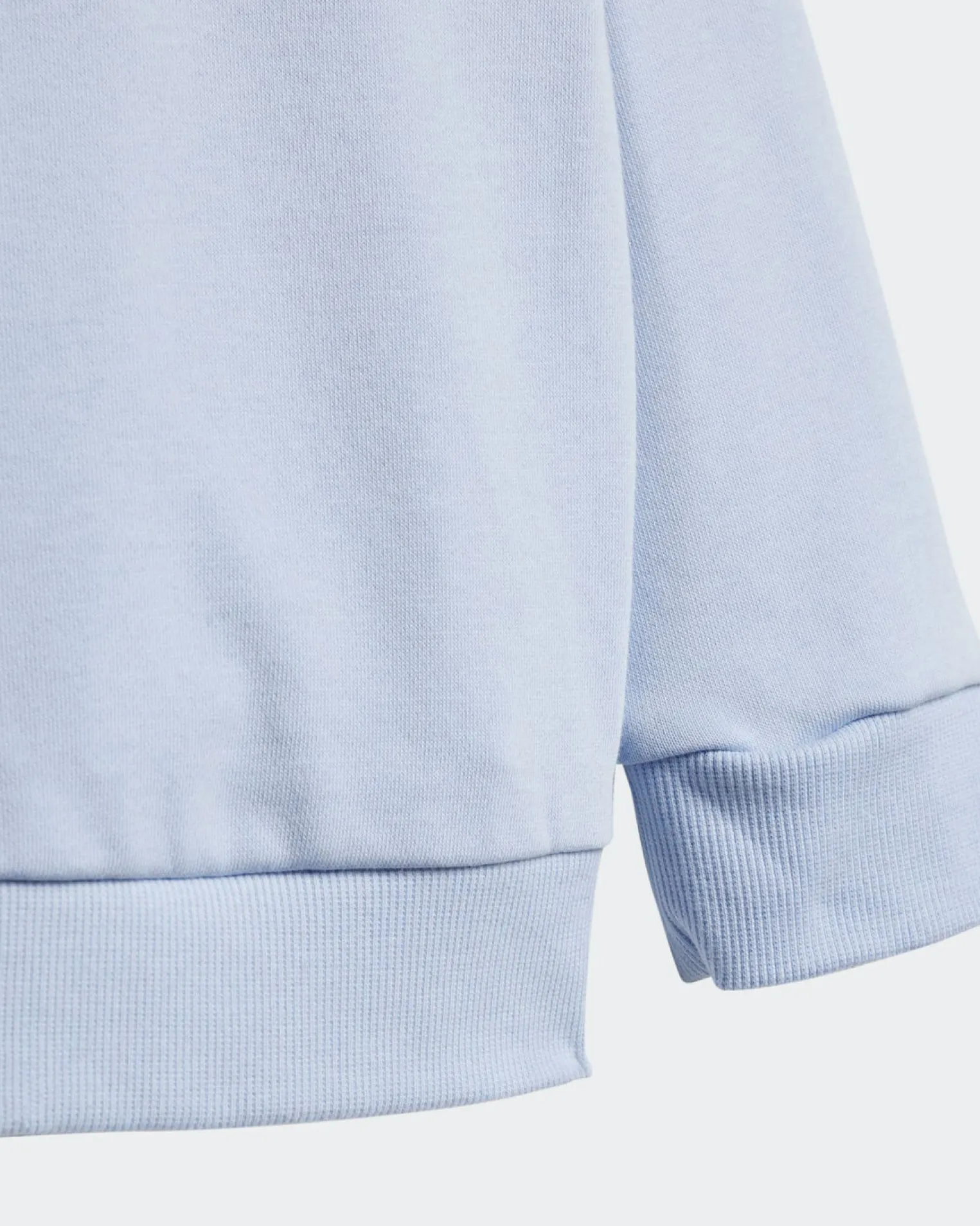 ADIDAS - TUTA COMPLETA BABY BLU, BIANCA E CELESTE ESSENTIALS BIG LOGO FRENCH TERRY JOGGER SET - JE1395