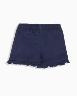 AMERICAN RAP - Short bimba blu con sbuffo