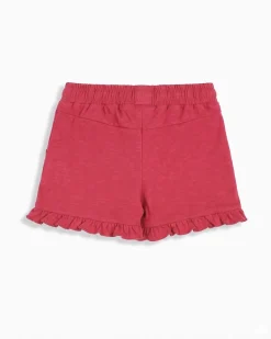 AMERICAN RAP - Short bimba rosso con sbuffo