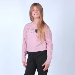 AMERICAN RAP - T-SHIRT ROSA A MANICA LUNGA