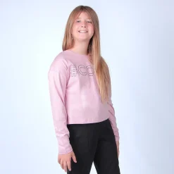 AMERICAN RAP - T-SHIRT ROSA A MANICA LUNGA