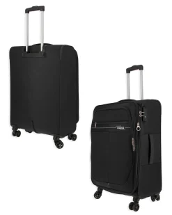 AMERICAN TOURISTER- DEEP DIVE  TROLLEY TESSUTO 4 RUOTE CON COMBINAZIONE TSA