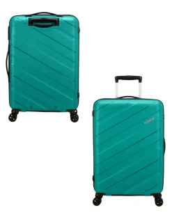 AMERICAN TOURISTER - TROLLEY PETROLIO IN ABS 4 RUOTE CON COMBINAZIONE TSA