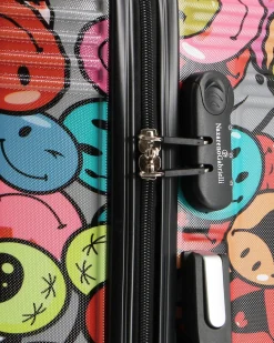 AMERICAN TOURISTER - TROLLEY PETROLIO IN ABS 4 RUOTE CON COMBINAZIONE TSA