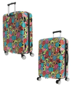 AMERICAN TOURISTER - TROLLEY PETROLIO IN ABS 4 RUOTE CON COMBINAZIONE TSA