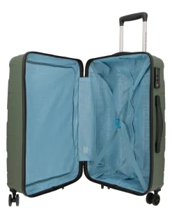 AMERICAN TOURISTER - TROLLEY VERDONE IN ABS 4 RUOTE CON COMBINAZIONE TSA