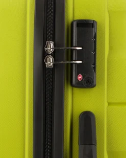 AMERICAN TOURISTER - TROLLEY VERDE IN ABS 4 RUOTE CON COMBINAZIONE TSA