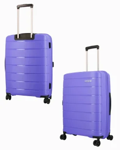 AMERICAN TOURISTER - TROLLEY VIOLA 4 RUOTE IN ABS CON COMBINAZIONE TSA