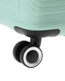 AMERICAN TOURISTER - TROLLEY VERDE IN ABS 4 RUOTE CON COMBINAZIONE TSA