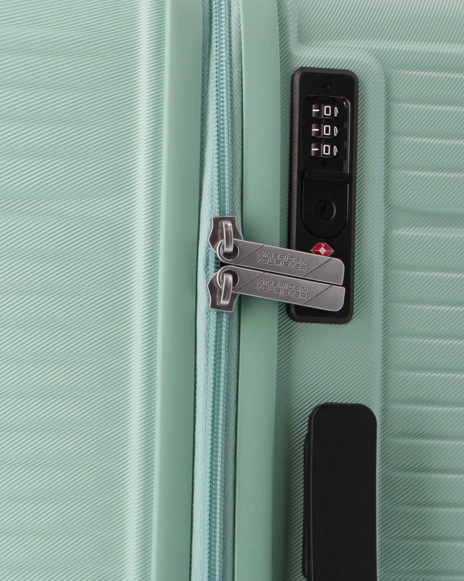 AMERICAN TOURISTER - TROLLEY VERDE IN ABS 4 RUOTE CON COMBINAZIONE TSA