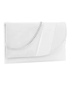 ANNES NICO -  Bustina bianca con patta - MADE IN ITALY